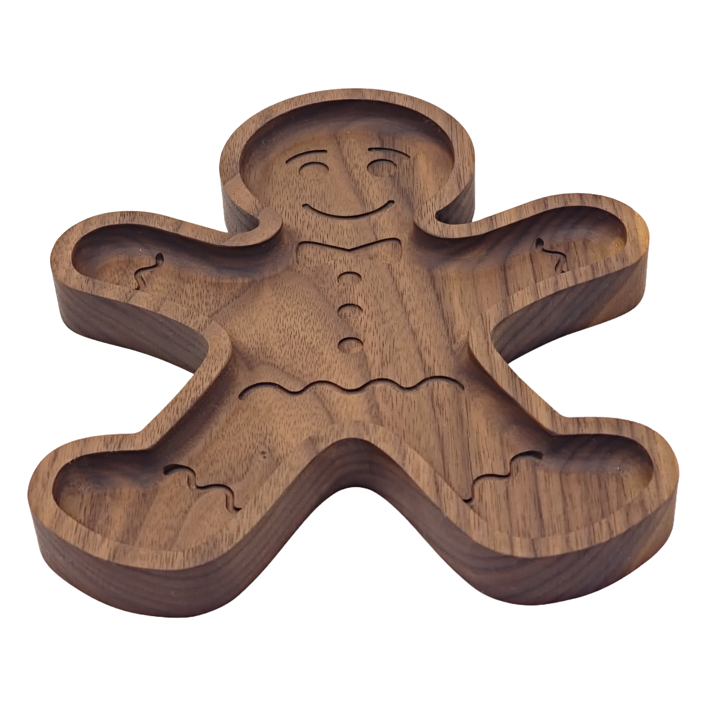 Festive Gingerbread Man Serving Tray