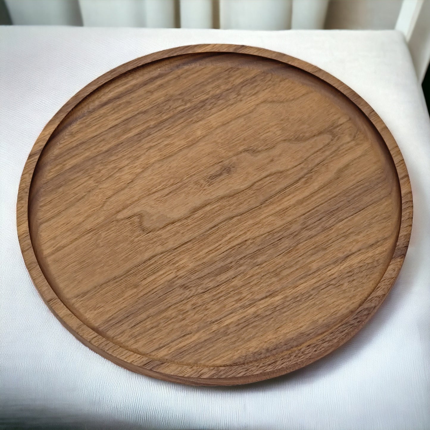 Customizable Round Decorative Dish