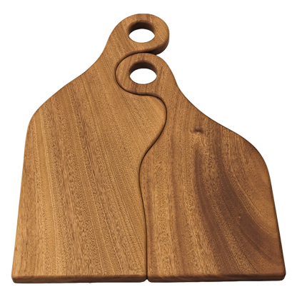 "Hugging Couple" Personalizable Nested Charcuterie Boards