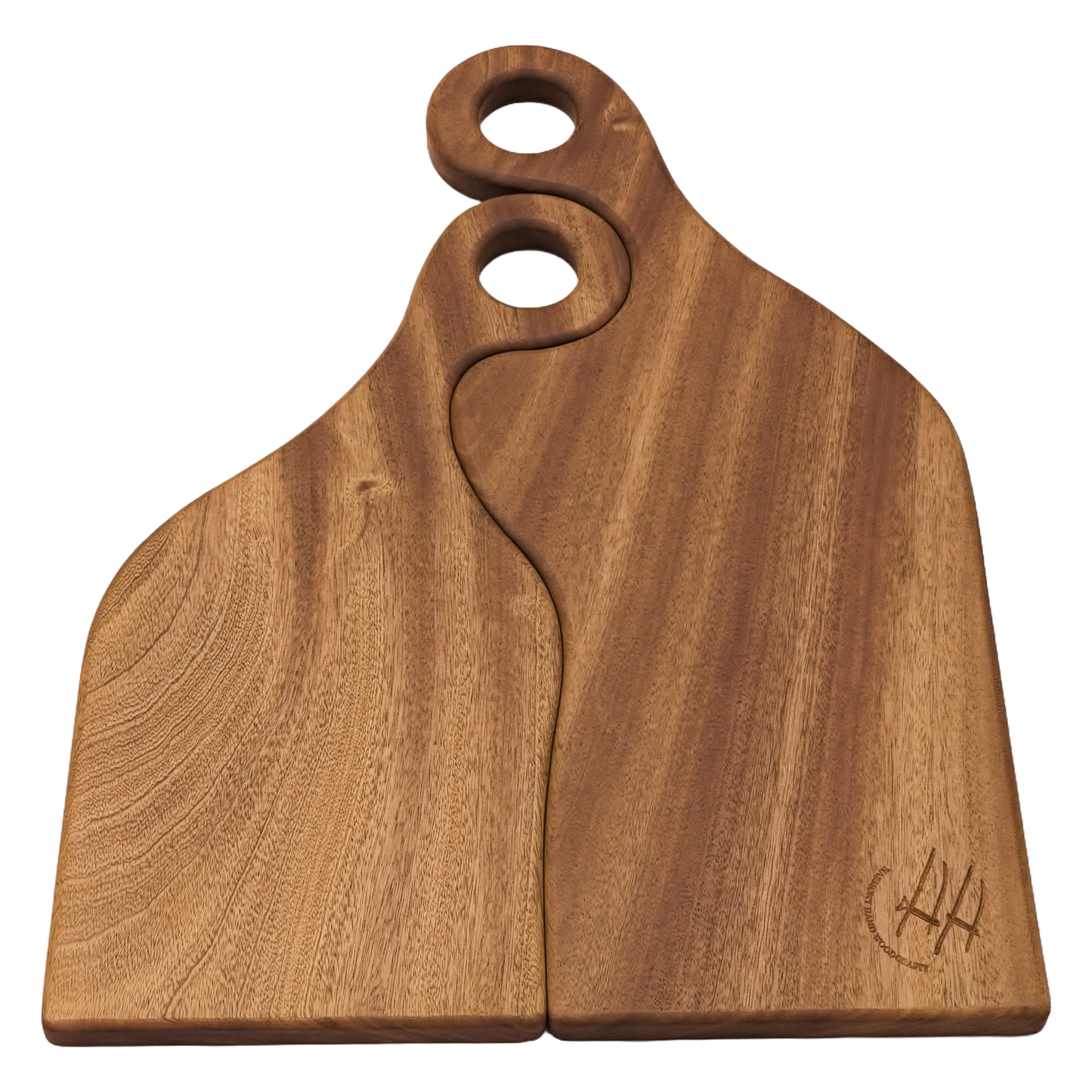 "Hugging Couple" Personalizable Nested Charcuterie Boards