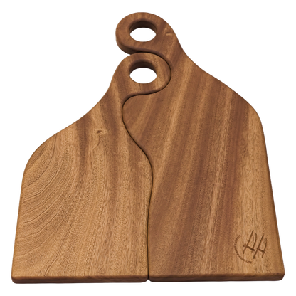 "Hugging Couple" Personalizable Nested Charcuterie Boards