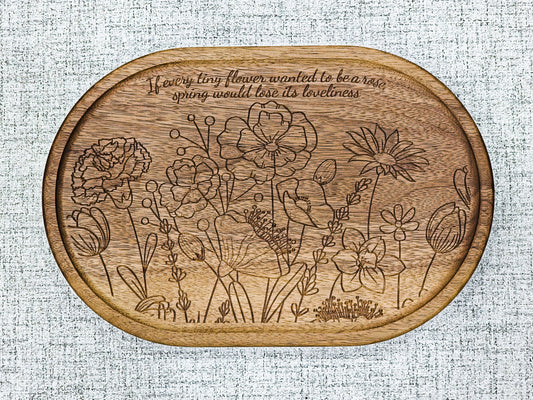 Field of Flowers Tray