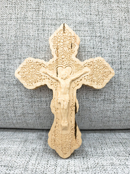 Wildflower Crucifix