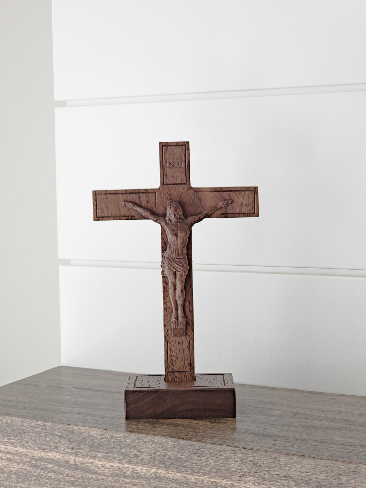 Standing crucifix