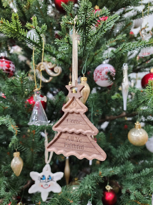 Christmas Tree Ornament - Harmony Hand Woodcrafts