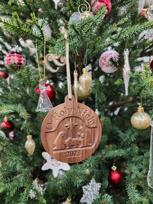 Nativity Ornament - Harmony Hand Woodcrafts